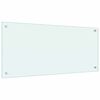 vidaXL Πίσω Πάνελ Κουζίνας 2 pcs Λευκό 90 x 40 cm σκληρυμένο γυαλί