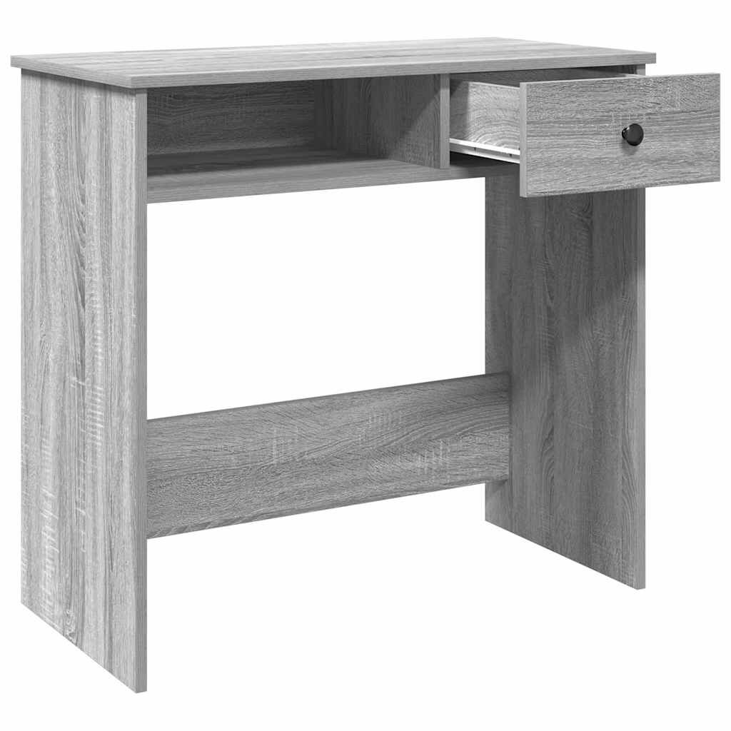 vidaXL Γραφείο Γκρι Sonoma 80 x 40 x 75 εκ. από Επεξεργασμένο Ξύλο