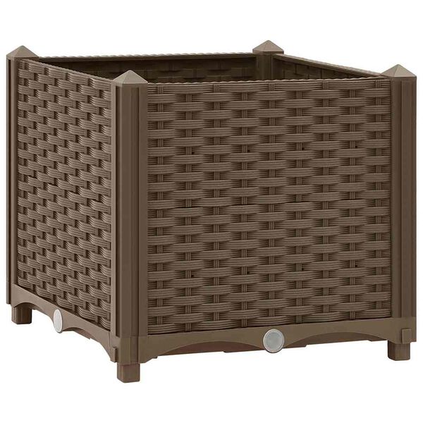 vidaXL Ζαρντινιέρα 40 x 40 x 38 εκ. από Πολυπροπυλένιο