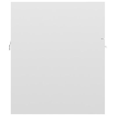 vidaXL Ντουλάπι Νιπτήρα Γυαλιστερό Λευκό 41 x 38,5 x 46 εκ Μοριοσανίδα