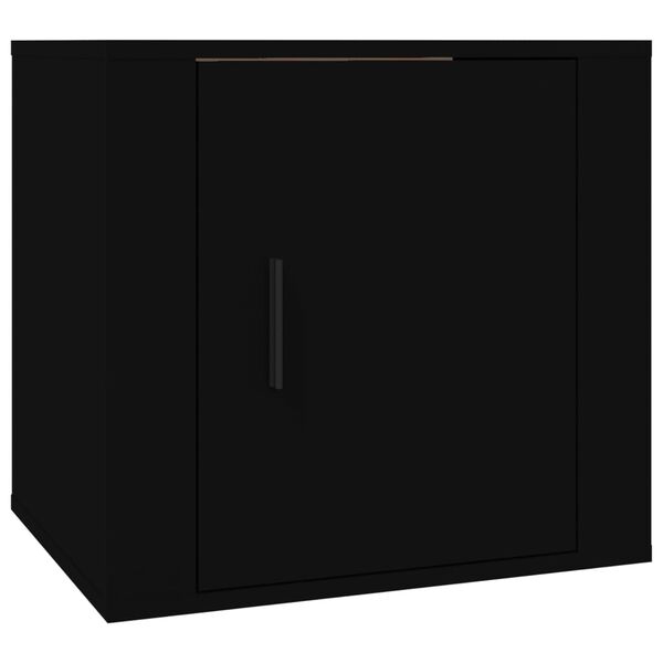vidaXL Κομοδίνο Μαύρο 50 x 39 x 47 εκ.