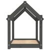 vidaXL Κρεβάτι Σκύλου Γκρι 71x55x70 εκ. από Μασίφ Ξύλο Πεύκου