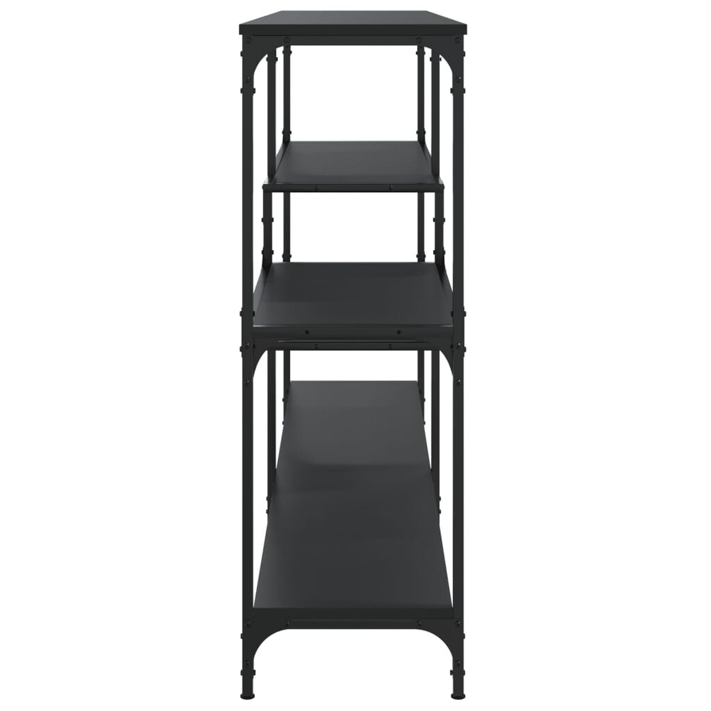 vidaXL Τραπέζι Κονσόλα Μαύρο 160x32x95 εκ. Επεξεργασμένο Ξύλο