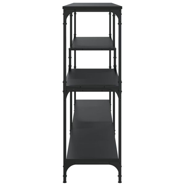 vidaXL Τραπέζι Κονσόλα Μαύρο 160x32x95 εκ. Επεξεργασμένο Ξύλο