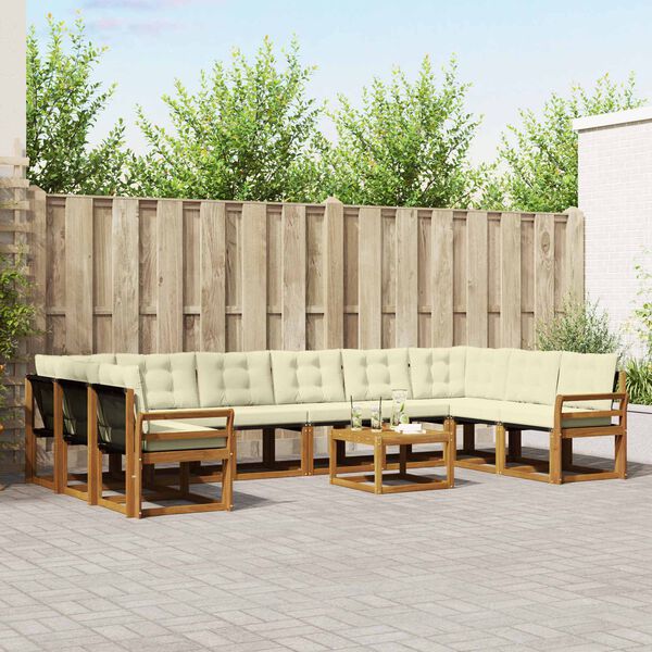 vidaXL &Sigma;&epsilon;&iota;&rho;ά &Kappa;&alpha;&nu;&alpha;&pi;έ &Epsilon;&xi;&omega;&tau;&epsilon;&rho;&iota;&kappa;&omicron;ύ &mu;&epsilon; &mu;&alpha;&xi;&iota;&lambda;ά&rho;&iota; 11 pcs &Phi;&upsilon;&sigma;&iota;&kappa;ό &kappa;&alpha;&iota; &Kappa;&rho;έ&mu;&alpha;