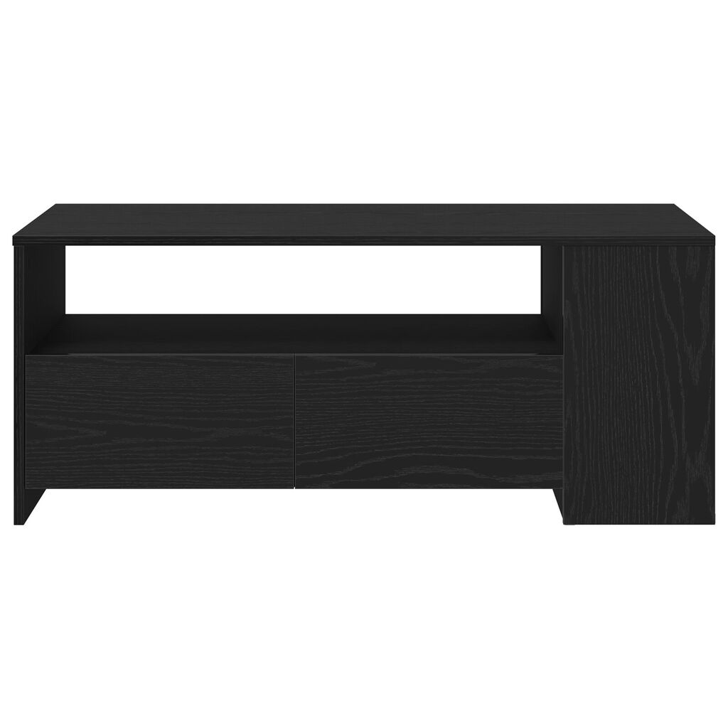 vidaXL Μαύρο Τραπεζάκι Σαλονιού 102x55x43.5 εκ Κατασκευασμένο από Μηχανικά Ξύλα