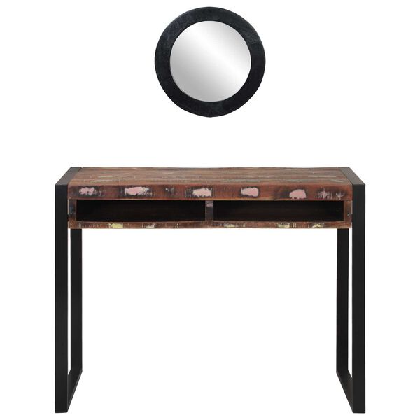 vidaXL Γραφείο Πολύχρωμο 100 x 50 x 75 cm Μασίφ ανακυκλωμένο ξύλο