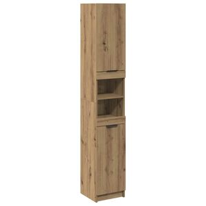 vidaXL &Nu;&tau;&omicron;&upsilon;&lambda;ά&pi;&iota; &mu;&pi;ά&nu;&iota;&omicron;&upsilon; Artisan Oak 32x34x188,5 cm &Kappa;&alpha;&tau;&alpha;&sigma;&kappa;&epsilon;&upsilon;&alpha;&sigma;&mu;έ&nu;&omicron; &xi;ύ&lambda;&omicron;