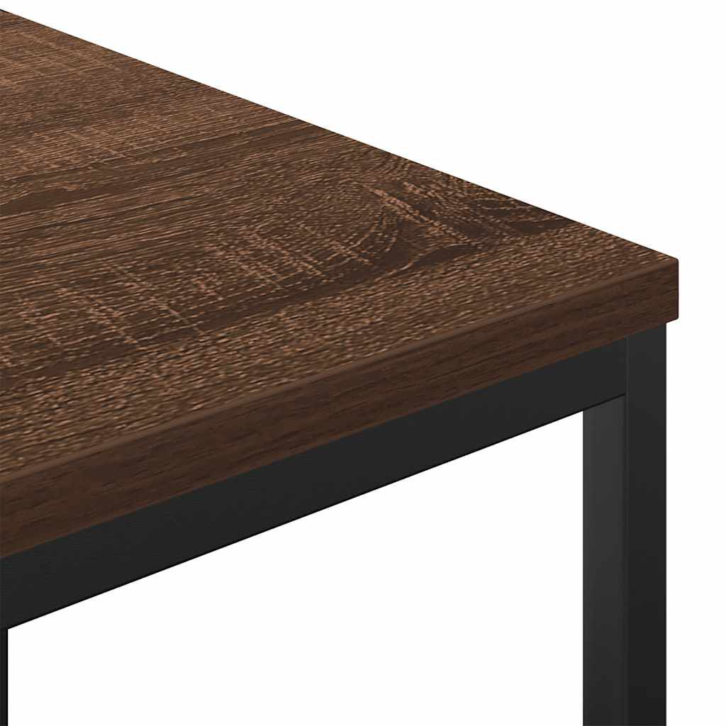 vidaXL Ντουλάπι μπάνιου με ράφια καφέ δρυς 76,5x35x95 εκ.