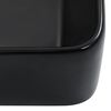 vidaXL Νιπτήρας Μαύρος 40 x 30 x 13 εκ. Κεραμικός