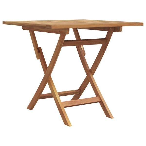 vidaXL Σετ Τραπεζαρίας Κήπου 2 pcs Καφέ Μασίφ ξύλο teak