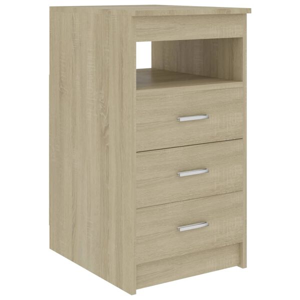 vidaXL Συρταριέρα Sonoma Δρυς 40 x 50 x 76 εκ. από Επεξεργασμένο Ξύλο