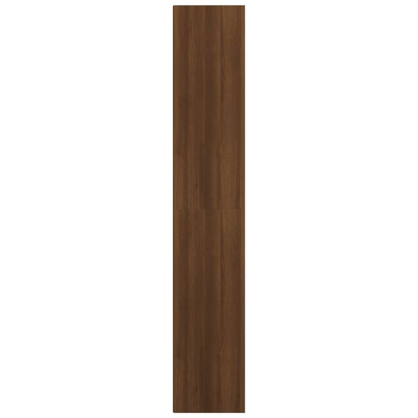 vidaXL Βιβλιοθήκη Καφέ Δρυς 36 x 30 x 171 εκ. από Επεξεργασμένο Ξύλο