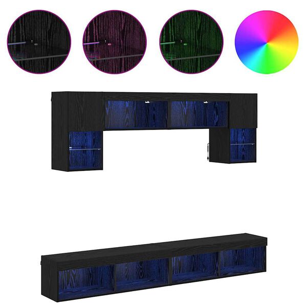 vidaXL &Mu;&omicron;&nu;ά&delta;&epsilon;&sigmaf; &Tau;&omicron;ί&chi;&omicron;&upsilon; &Tau;V &mu;&epsilon; LED 6 pcs &Mu;&alpha;ύ&rho;&eta; &Omicron;&xi;&upsilon;ά &Epsilon;&pi;&epsilon;&xi;&epsilon;&rho;&gamma;&alpha;&sigma;&mu;έ&nu;&omicron; &xi;ύ&lambda;&omicron;