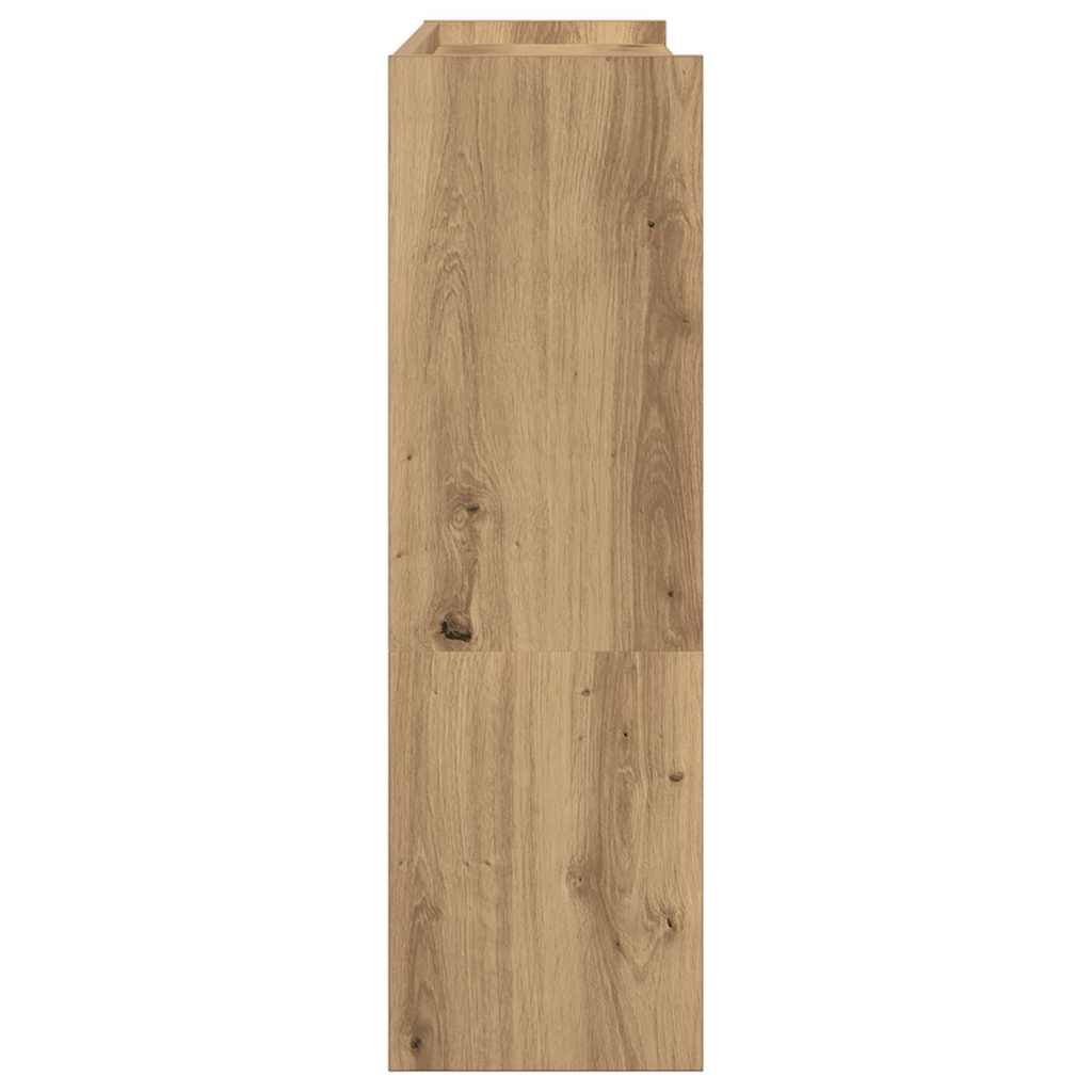 Ράφι παπουτσιών vidaXL Artisan Oak 80x25x81 cm Κατασκευασμένο ξύλο