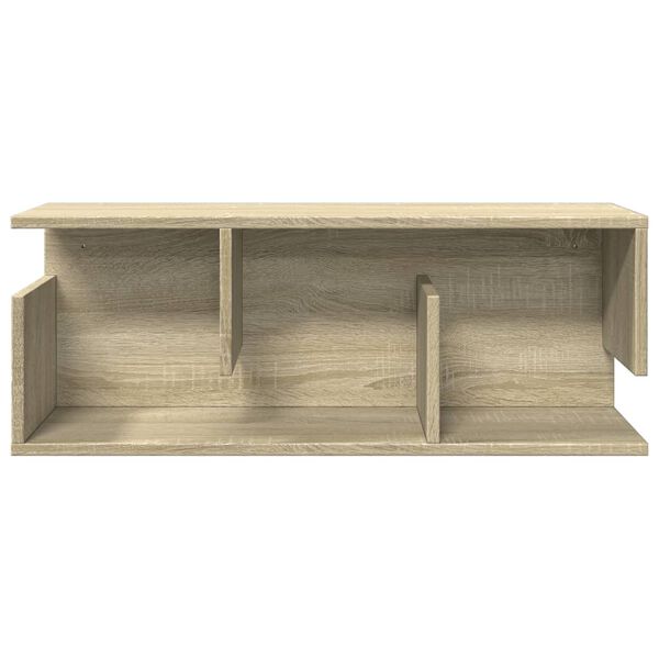 vidaXL Ντουλάπι Τοίχου Sonoma Δρυς 80x20x30 εκ. από Επεξεργασμένο Ξύλο
