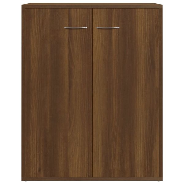 vidaXL Ντουλάπι Καφέ Δρυς 60 x 30 x 75 εκ. από Επεξεργασμένο Ξύλο
