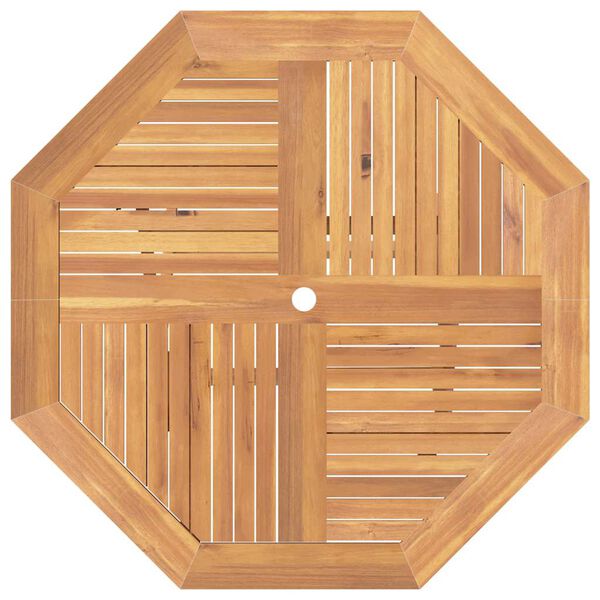 vidaXL Τραπέζι Κήπου Πτυσσόμενο 110 x 110 x 75 εκ. Μασίφ Ξύλο Teak