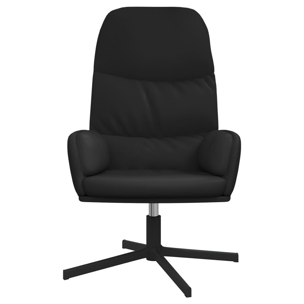 vidaXL Πολυθρόνα Relax Μαύρη από Συνθετικό Δέρμα