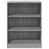 vidaXL Ντουλάπα Γκρι Sonoma 77x48x102 εκ. από Επεξεργασμένο Ξύλο