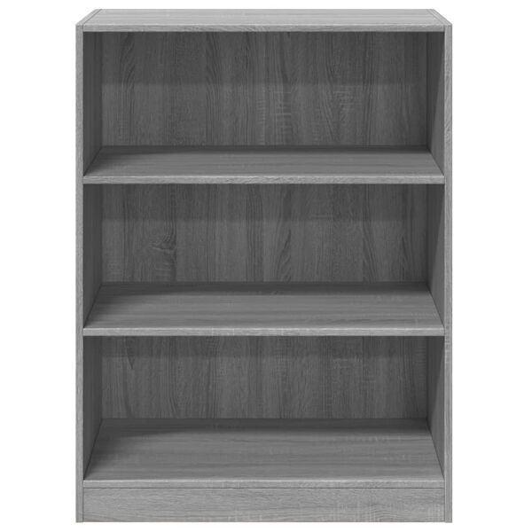vidaXL Ντουλάπα Γκρι Sonoma 77x48x102 εκ. από Επεξεργασμένο Ξύλο