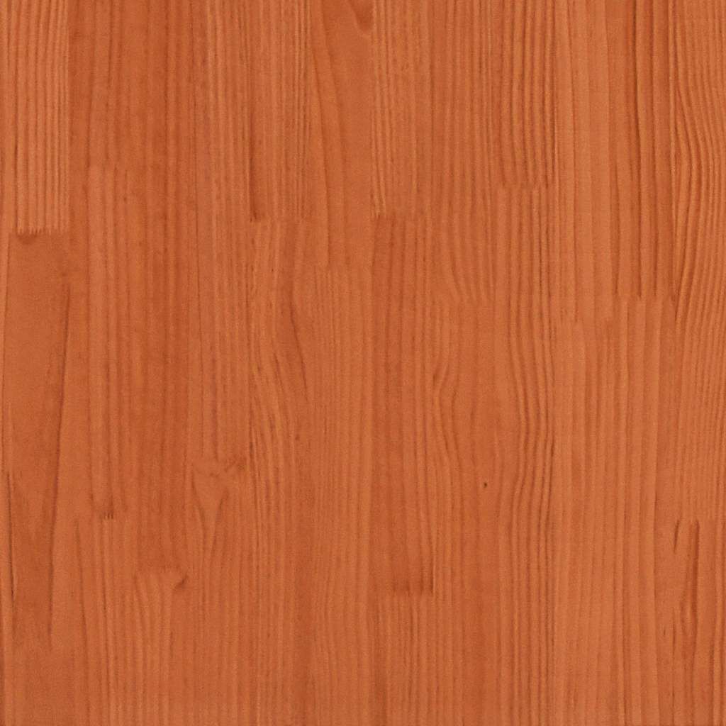 vidaXL Κρεβάτι Βιβλιοθήκη Χωρίς Στρώμα 150x200 εκ Μασίφ Ξύλο Πεύκου