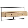 vidaXL Έπιπλο Τηλεόρασης Επιτοίχιο Sonoma Δρυς 100,5x30x51 εκ Επ. Ξύλο