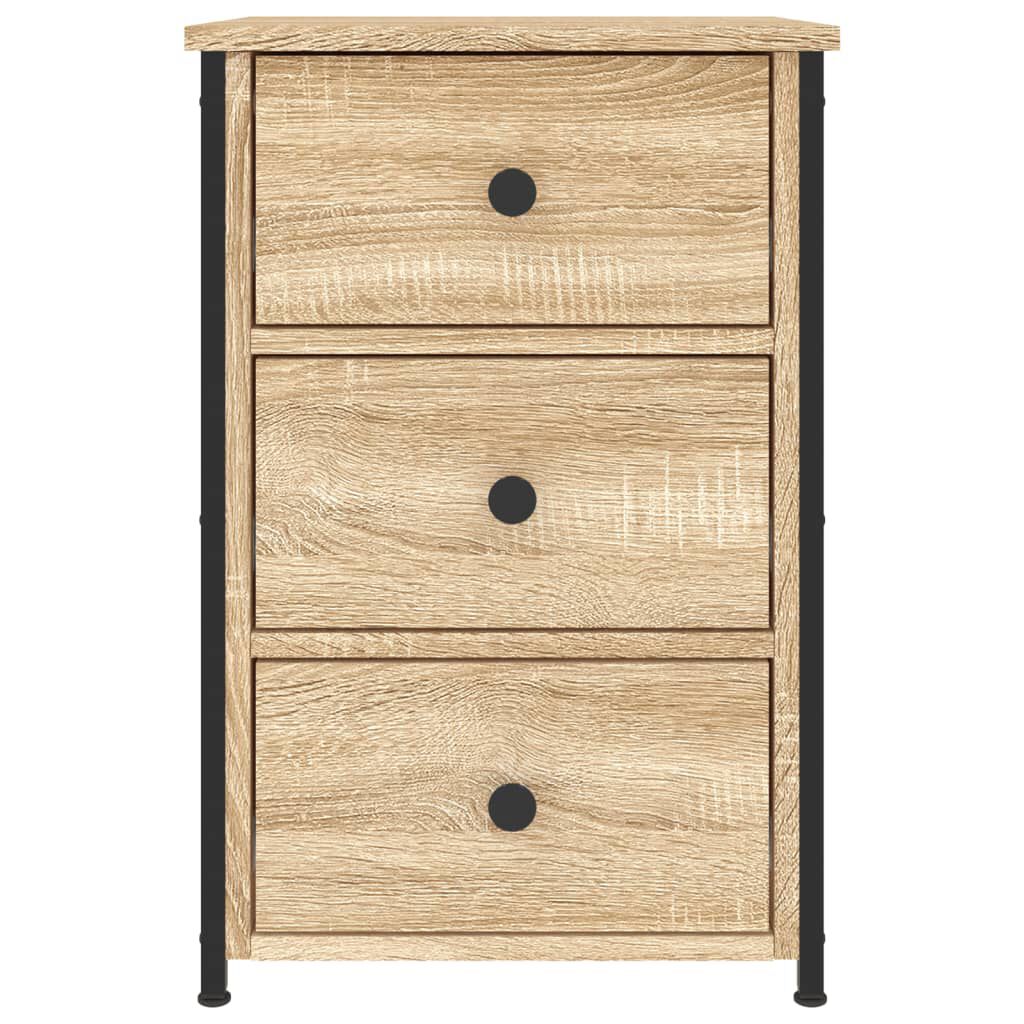 vidaXL Κομοδίνο Sonoma Δρυς 40 x 36 x 60 εκ. από Επεξεργασμένο Ξύλο