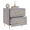 vidaXL Κομοδίνο Γκρι Sonoma 40 x 35 x 47,5 εκ. από Επεξεργασμένο Ξύλο