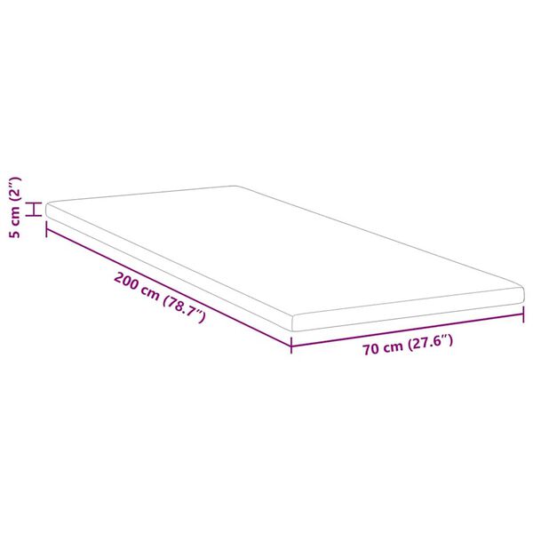 vidaXL Στρώματα Λευκό 70 x 200 cm 100% ύφασμα πολυεστέρα με τζακάρ
