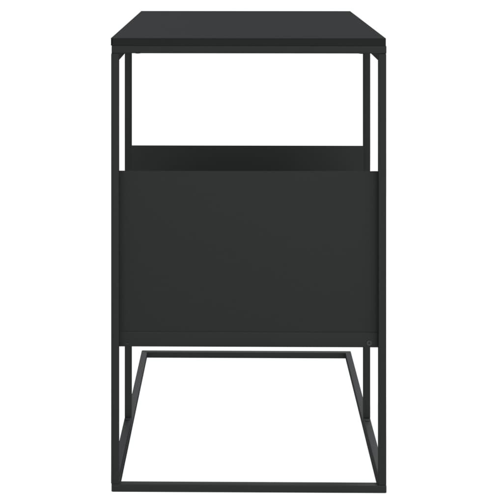 vidaXL Τραπέζι Βοηθητικό Μαύρο 55x36x59,5 εκ. από Επεξεργασμένο Ξύλο