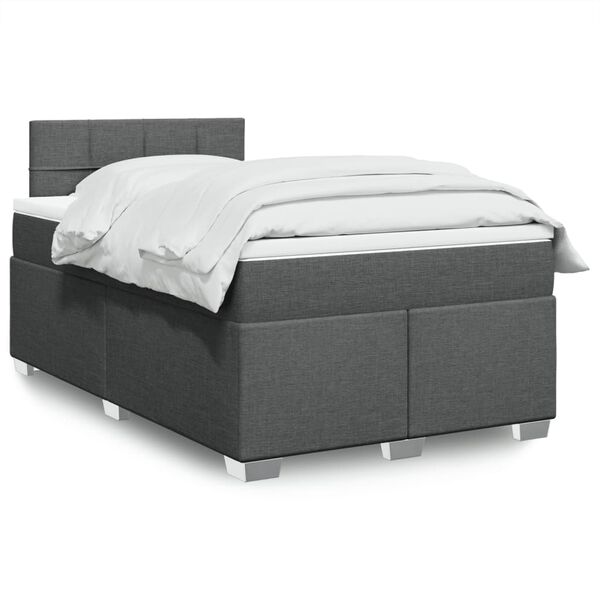 vidaXL &Kappa;&rho;&epsilon;&beta;ά&tau;&iota; Boxspring &mu;&epsilon; &Sigma;&tau;&rho;ώ&mu;&alpha; &Sigma;&kappa;&omicron;ύ&rho;&omicron; &Gamma;&kappa;&rho;&iota; 120x190 &epsilon;&kappa; &Upsilon;&phi;&alpha;&sigma;&mu;ά&tau;&iota;&nu;&omicron;