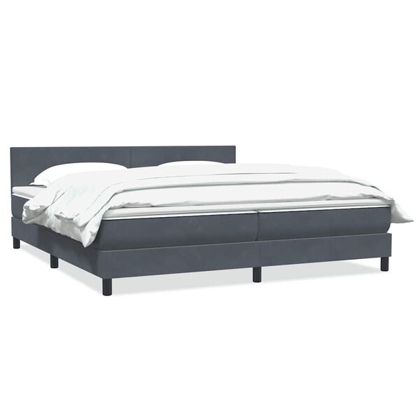 vidaXL &Kappa;&rho;&epsilon;&beta;ά&tau;&iota; Boxspring &mu;&epsilon; &Sigma;&tau;&rho;ώ&mu;&alpha; &Sigma;&kappa;&omicron;ύ&rho;&omicron; &Gamma;&kappa;&rho;&iota; 200x210 &epsilon;&kappa;. &Beta;&epsilon;&lambda;&omicron;ύ&delta;&iota;&nu;&omicron;