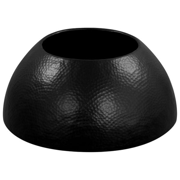 vidaXL Τραπεζάκι Σαλονιού Hammered Μαύρο 70 x 30 εκ. από Αλουμίνιο