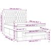 vidaXL &Kappa;&rho;&epsilon;&beta;ά&tau;&iota; Boxspring &mu;&epsilon; &Sigma;&tau;&rho;ώ&mu;&alpha; Taupe 140x200 &epsilon;&kappa;. &Upsilon;&phi;&alpha;&sigma;&mu;ά&tau;&iota;&nu;&omicron;
