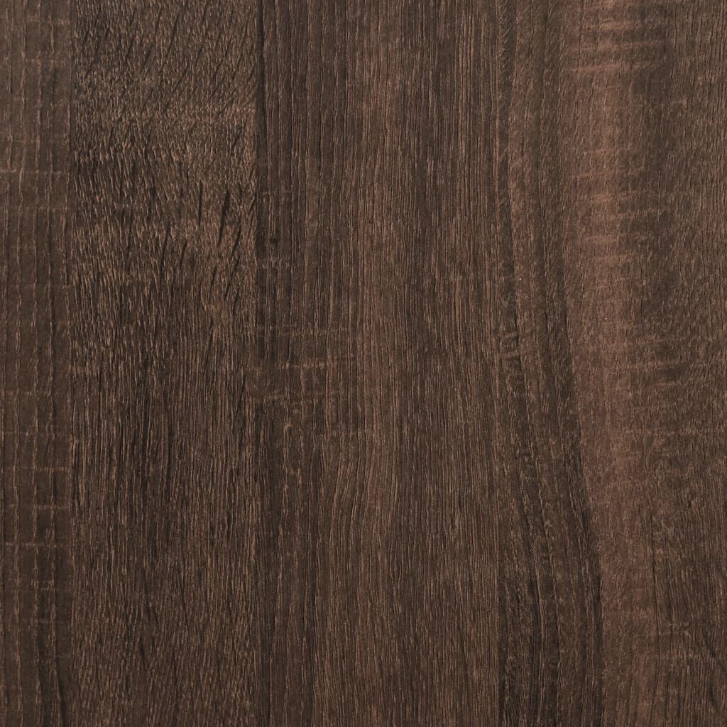 vidaXL Βιβλιοθήκη Καφέ Δρυς 60x24x109 εκ. από Επεξεργασμένο Ξύλο