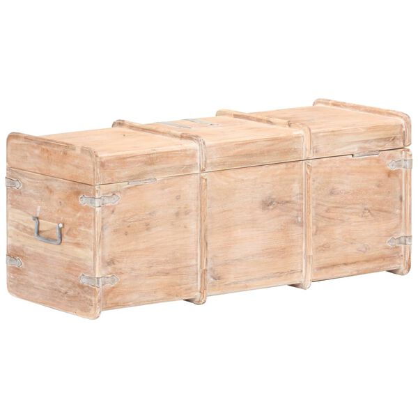 vidaXL Μπαούλο Αποθήκευσης 90 x 40 x 40 εκ. από Μασίφ Ξύλο Ακακίας