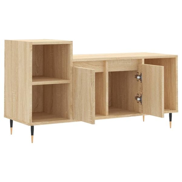 vidaXL Έπιπλο Τηλεόρασης Sonoma Δρυς 100x35x55 εκ. Επεξ. Ξύλο