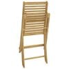 vidaXL Καρέκλες Κήπου Πτυσσόμενες 4 τεμ 48,5x61,5x87 εκ. Μασίφ Ακακία