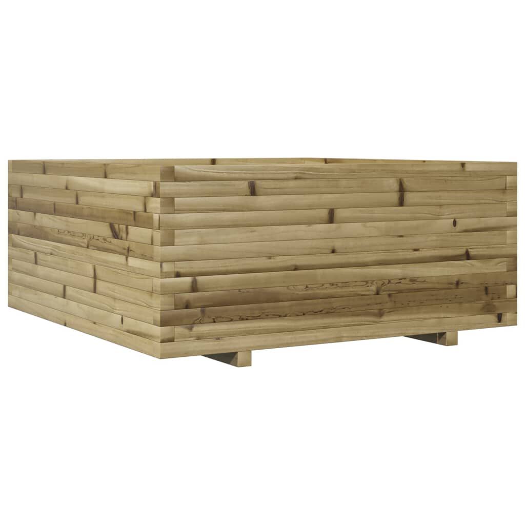vidaXL Ζαρντινιέρα Κήπου 110x110x49,5 εκ. από Εμποτισμένο Ξύλο Πεύκου