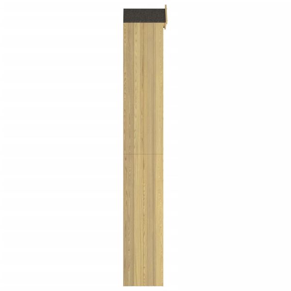vidaXL Αποθήκη Εργαλείων Κήπου 40x33x222 εκ. Εμποτισμένο Ξύλο Πεύκου