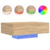 vidaXL &Tau;&rho;&alpha;&pi;&epsilon;&zeta;ά&kappa;&iota; &Sigma;&alpha;&lambda;&omicron;&nu;&iota;&omicron;ύ &mu;&epsilon; &Phi;ώ&tau;&alpha; LED Sonoma &Delta;&rho;&upsilon;&sigmaf; 85x55x31 &epsilon;&kappa;.