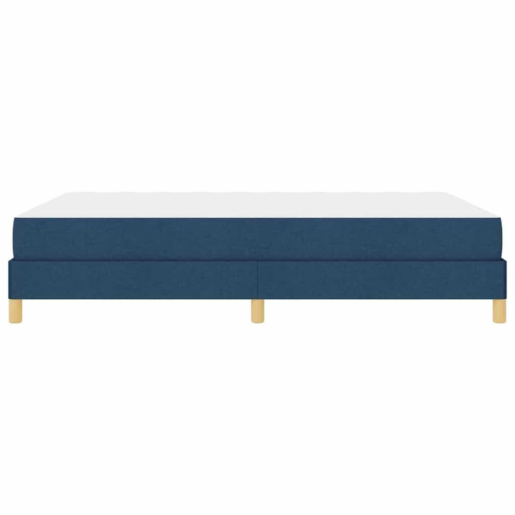 vidaXL Κρεβάτι με ελατήρια Μπλε και Καφέ 160 x 200 cm