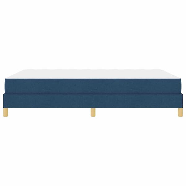 vidaXL Κρεβάτι με ελατήρια Μπλε και Καφέ 160 x 200 cm