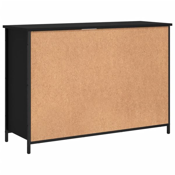 vidaXL Μπουφές Μαύρος 100 x 35 x 70 εκ. από Επεξεργασμένο Ξύλο