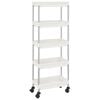 vidaXL &Tau;&rho;ό&lambda;&epsilon;ϊ &Kappa;&omicron;&upsilon;&zeta;ί&nu;&alpha;&sigmaf; 5 &Epsilon;&pi;&iota;&pi;έ&delta;&omega;&nu; &Lambda;&epsilon;&upsilon;&kappa;ό 42 x 29 x 128 &epsilon;&kappa;. &Sigma;ί&delta;&epsilon;&rho;&omicron;/ABS