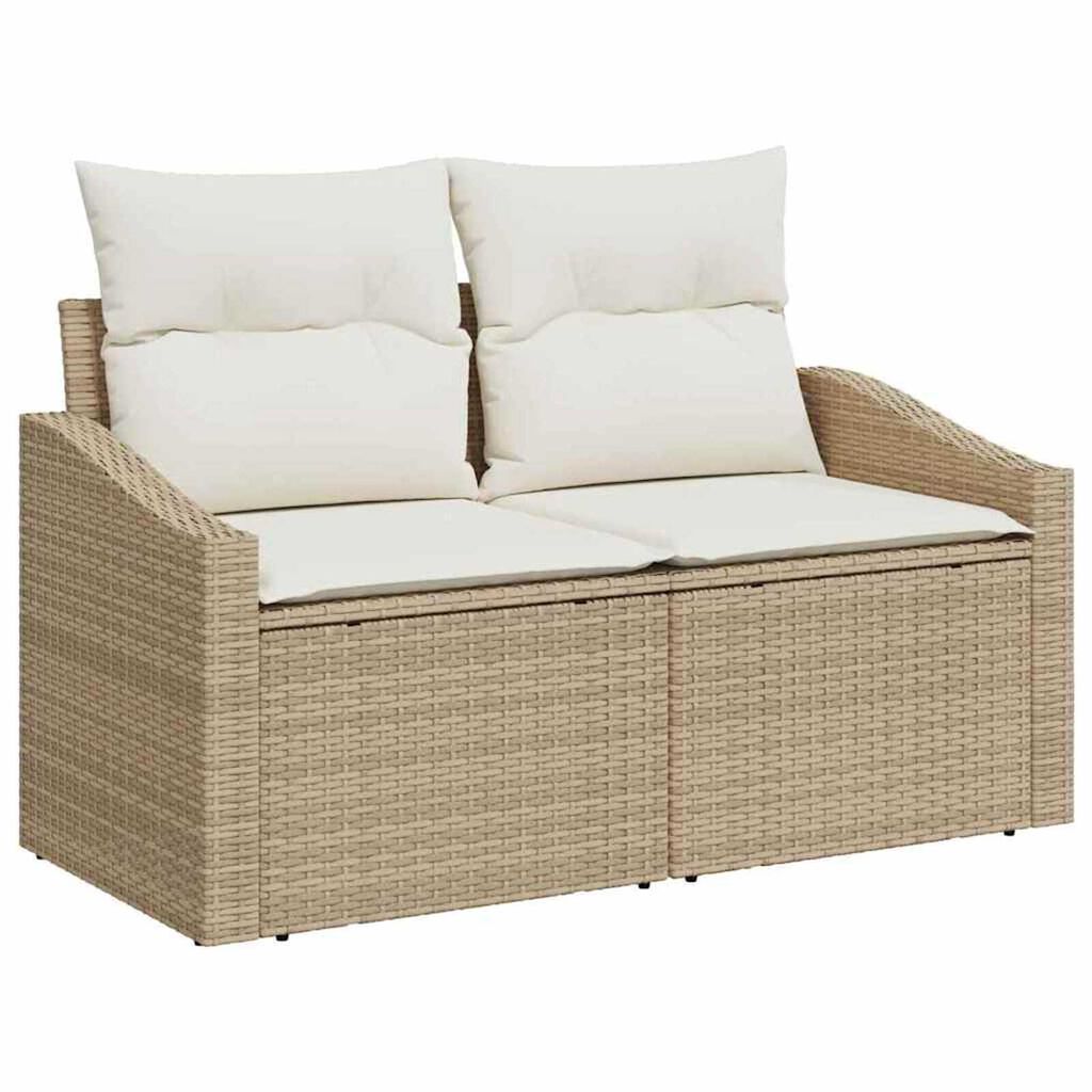 vidaXL Σέτ φαγητού για κήπο Μπεζ και Κρέμα 100 x 55 x 73 εκ