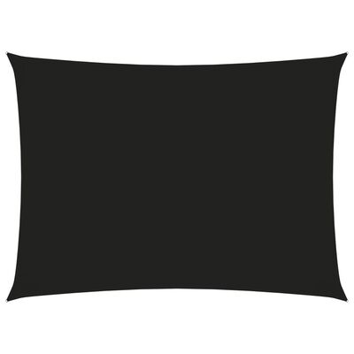 vidaXL Πανί Σκίασης Ορθογώνιο Μαύρο 3 x 4,5 μ. από Ύφασμα Oxford