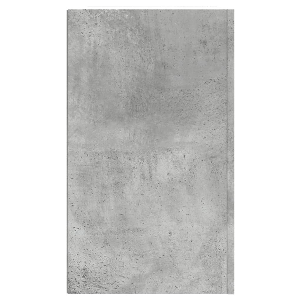vidaXL Ντουλάπι Τοίχου Γκρι Σκυρ. 75x35x60 εκ. Επεξεργασμένο Ξύλο