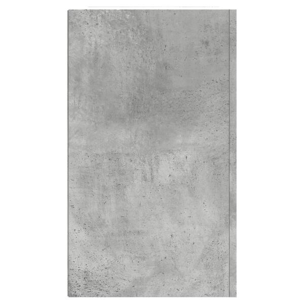 vidaXL Ντουλάπι Τοίχου Γκρι Σκυρ. 75x35x60 εκ. Επεξεργασμένο Ξύλο